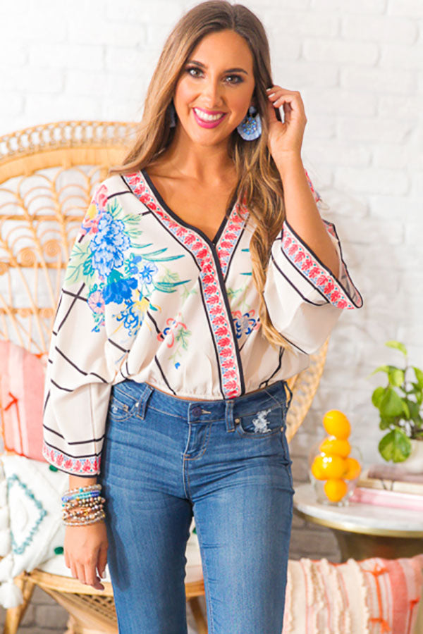 Cabo Babe Floral Top Image - 3