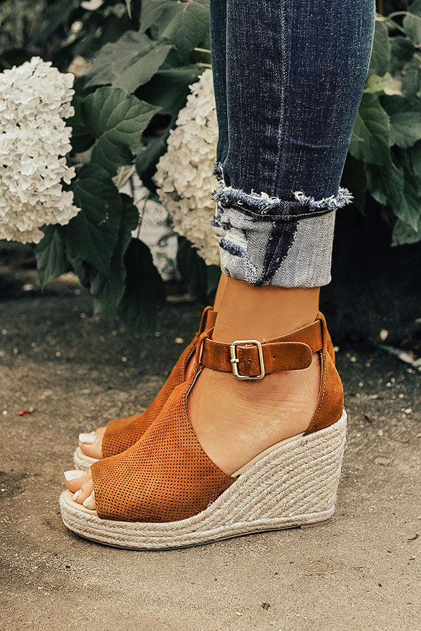 The Whitney Wedge in Brown Image - 2