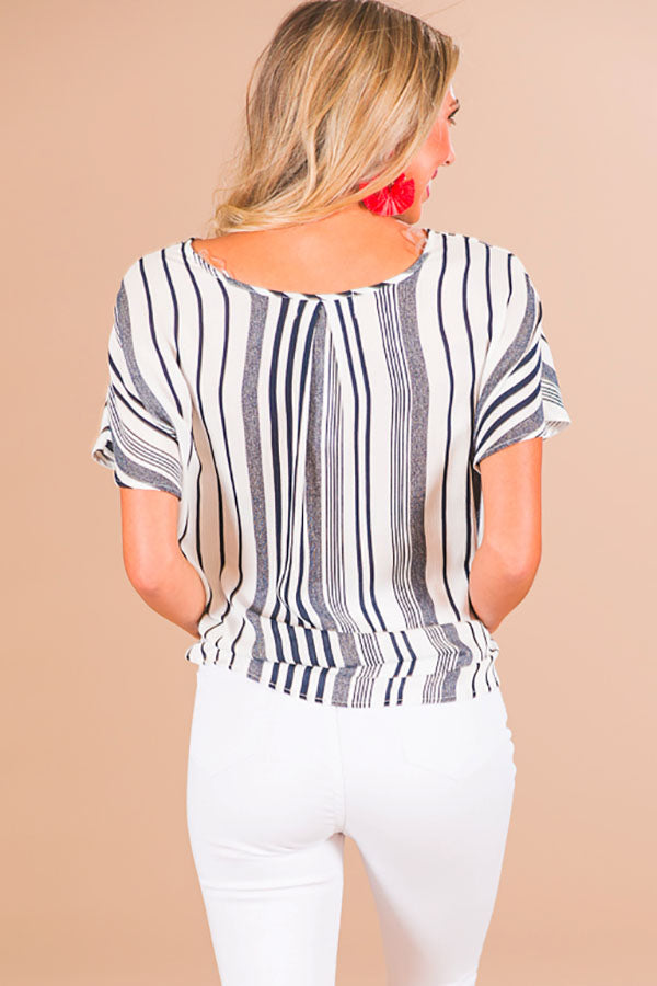 Sipping In Saint Martin Shift Top Image - 4