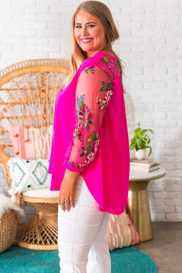 Floral Oasis Shift Top • Impressions Online Boutique