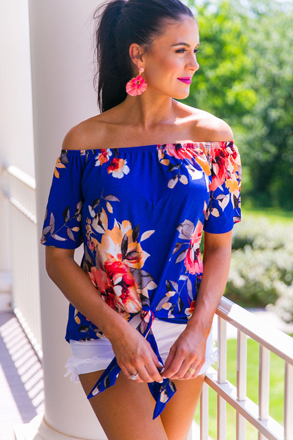 Garden Of Paradise Off Shoulder Top Image - 1