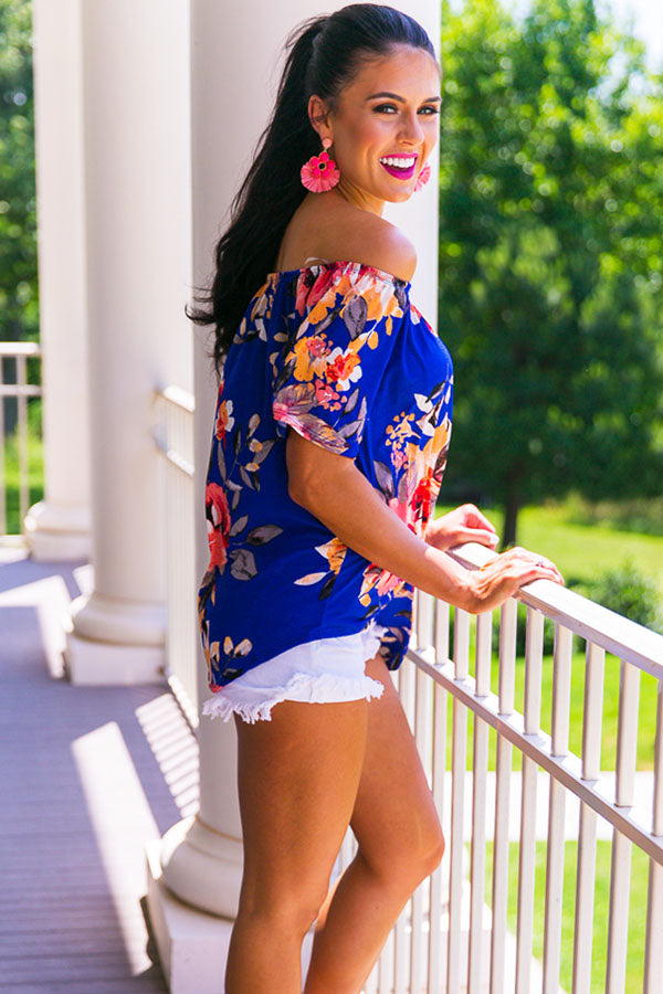 Garden Of Paradise Off Shoulder Top Image - 3