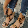 The Malibu Wedge in Leopard Image - 1