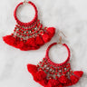 Uptown Nights Earrings In Red Image - 1