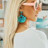 Mimosas In Maui Earrings In Electric Blue Image - 1
