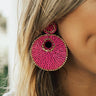 Summer Divine Earrings In Fuchsia Image - 1