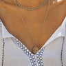 Caribbean Oasis Layered Necklace In Ocean Wave Image - 1