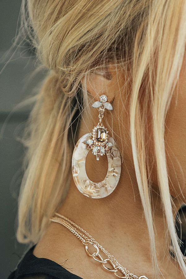 Master Of Elegance Earrings In Birch Image - 1