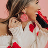 You Got Me Hypnotized Earrings In Red Image - 1