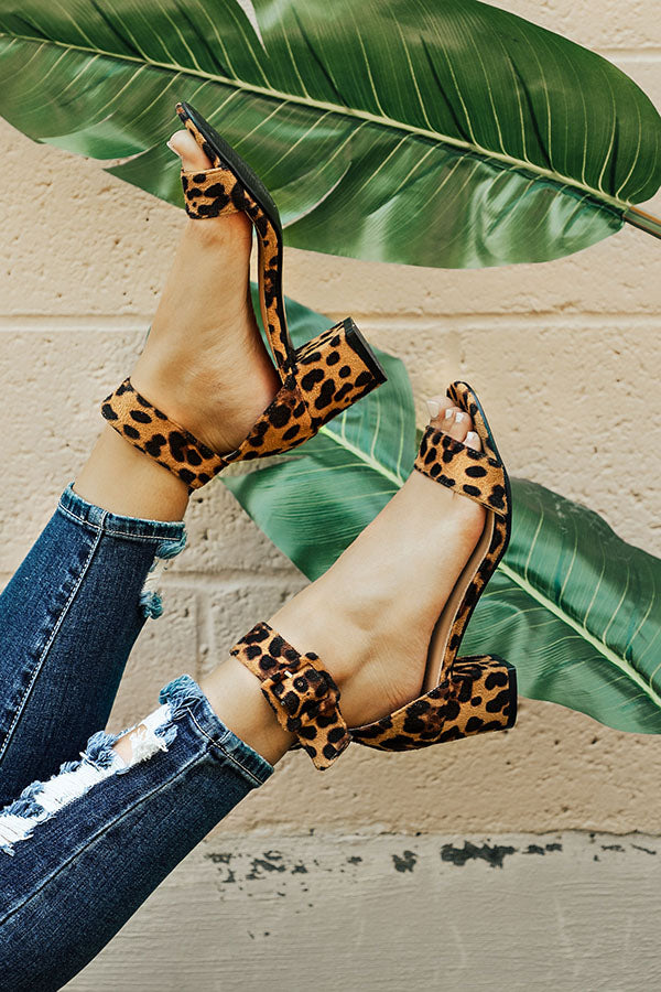 The Lulu Leopard Heel