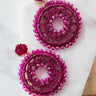 Pretty In Panama Earrings In Fuchsia Image - 1