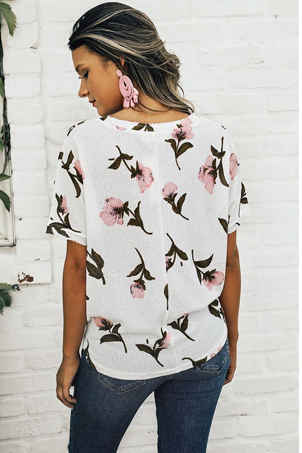 Peony Fields Shift Top Image - 3