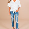 The Laguna Beach Shift Top In Ivory Image - 1