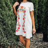 Meet Me In Maui Embroidered Shift Dress Image - 1