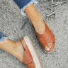 The Becca Espadrille in Brown Image - 1