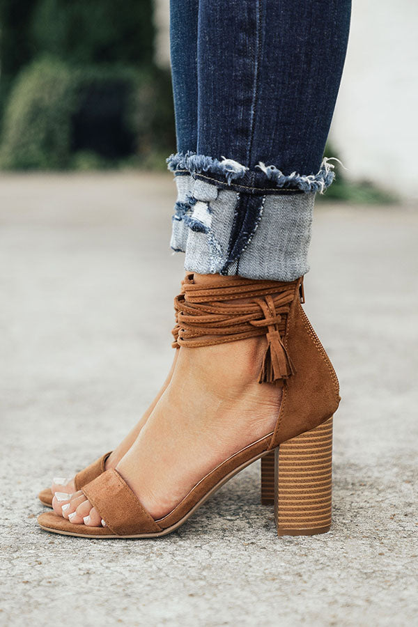 All The Goals Heel in Brown Image - 2