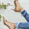 The Layla Heel in Warm Taupe Image - 1