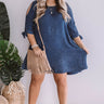 Sangrias Seaside Shift Dress in Navy Image - 1