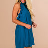 Positively Perfect Halter Shift Dress in Riverside Image - 1