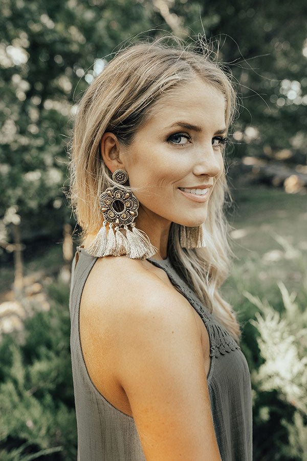 Park Date Tassel Earrings Image - 1