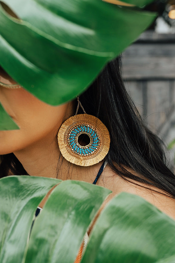 Tanlines In Tahiti Earrings