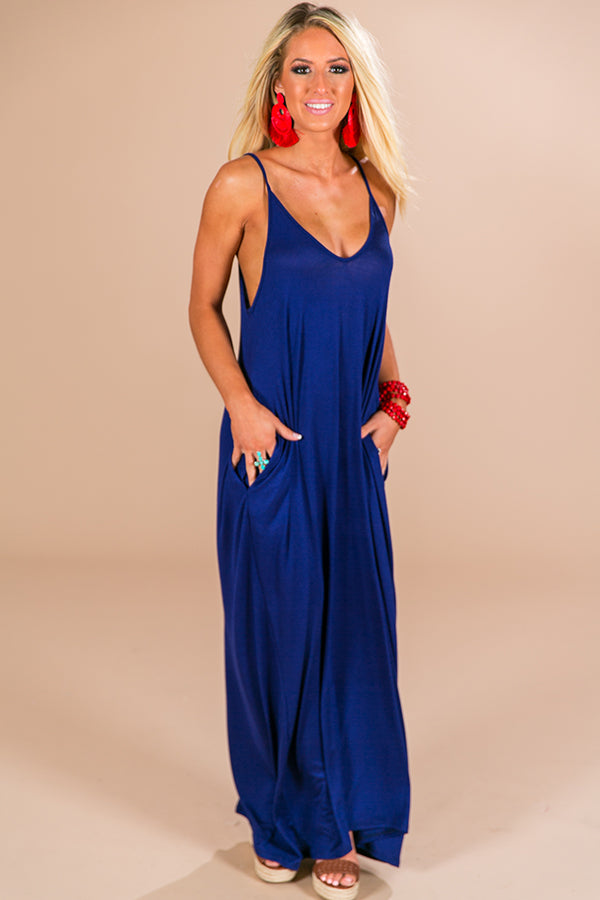 Boardwalk T-Shirt Maxi in Navy Image - 2