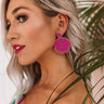 Paris Divine Earrings In Fuchsia Image - 1