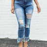 The Oaklyn High Rise Distressed Skinny Image - 1