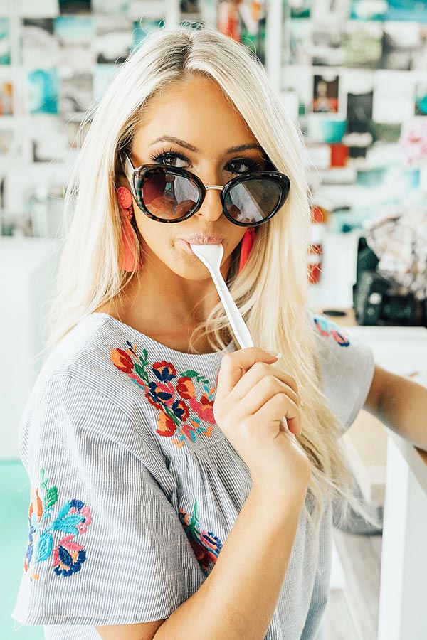 Brunching in Malibu Sunnies in Tortoiseshell Image - 1