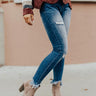 The Hollyn High Waist Distressed Ankle Skinny Image - 1