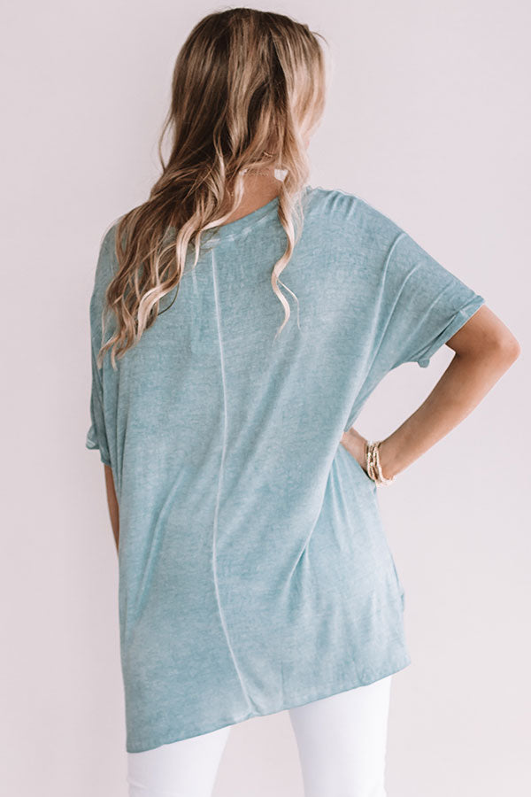 Austin Shift Tee in Blue Image - 5