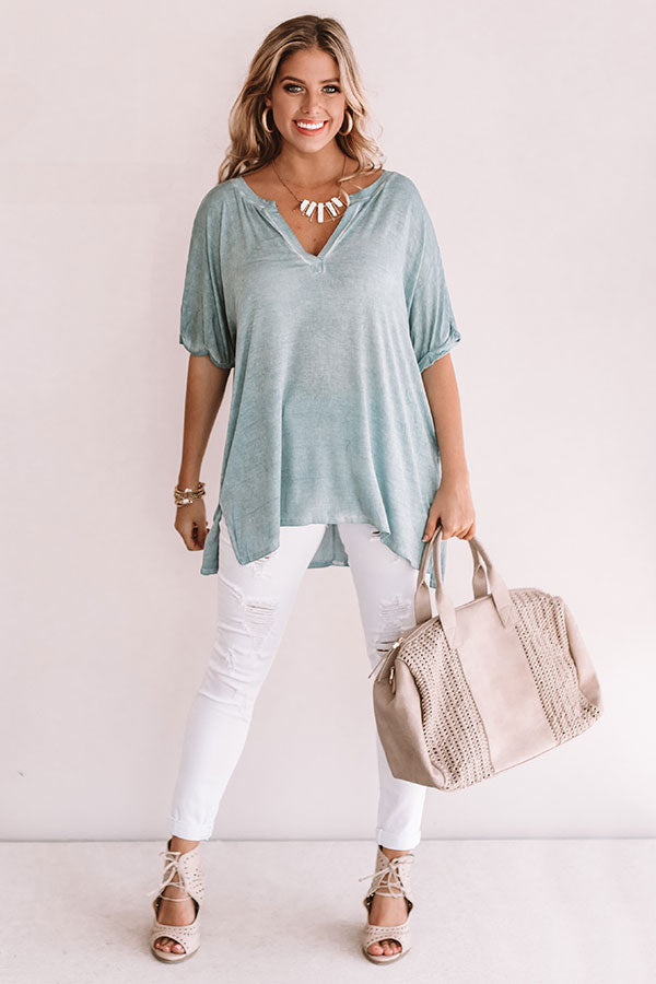 Austin Shift Tee in Blue Image - 1