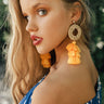 Party Favorite Tassel Earrings In Yellow Image - 1