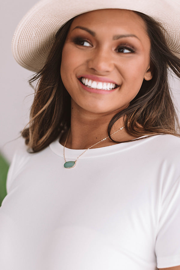 Simply Irresistible Necklace In Turquoise Image - 1