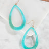 Wine On The Patio Earrings In Turquoise Image - 1