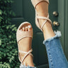 The Hayden Espadrille in Iced Latte Image - 1
