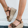 The Giselle Bow Wedge in Leopard Image - 1
