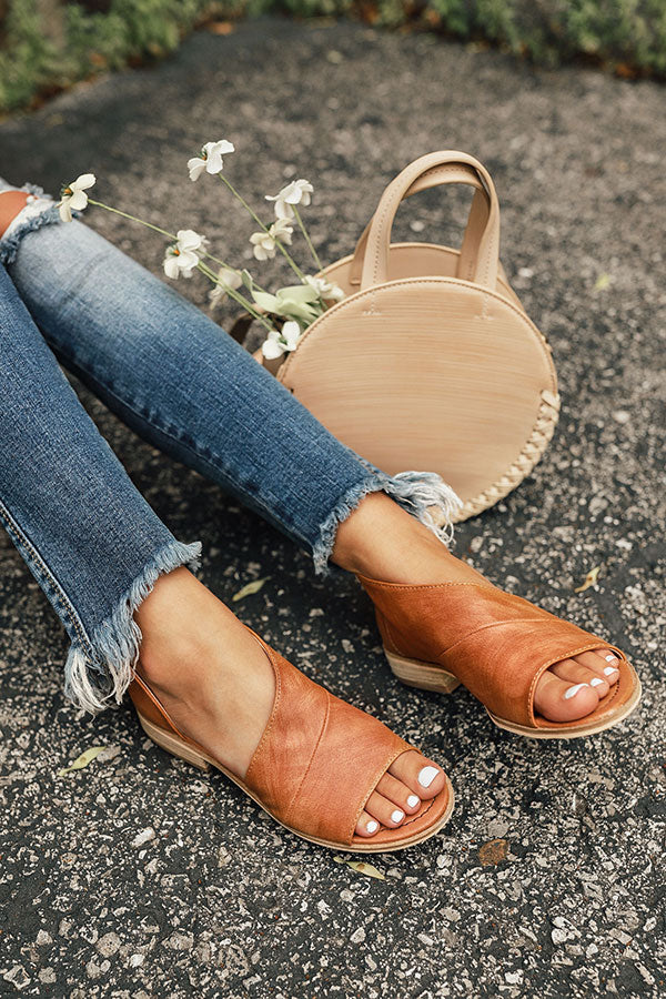 The Drew Flat in Tan Image - 1