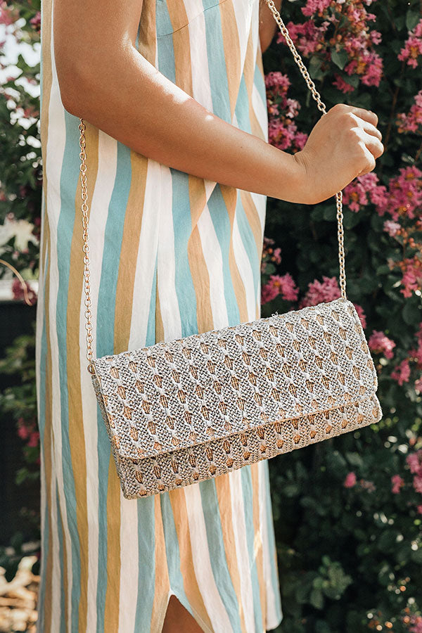 Ready, Set, Sparkle Clutch in Grey Image - 1