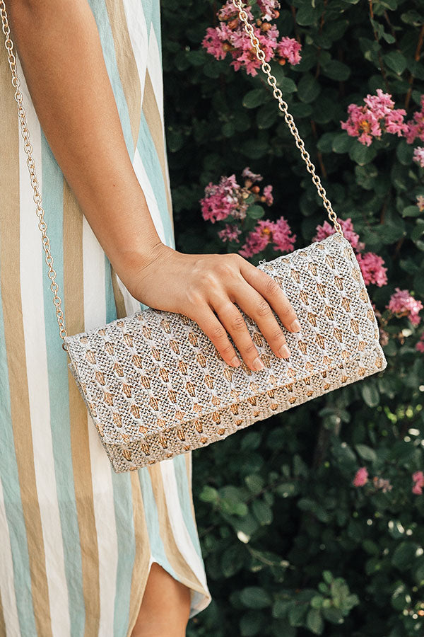 Ready, Set, Sparkle Clutch in Grey Image - 2