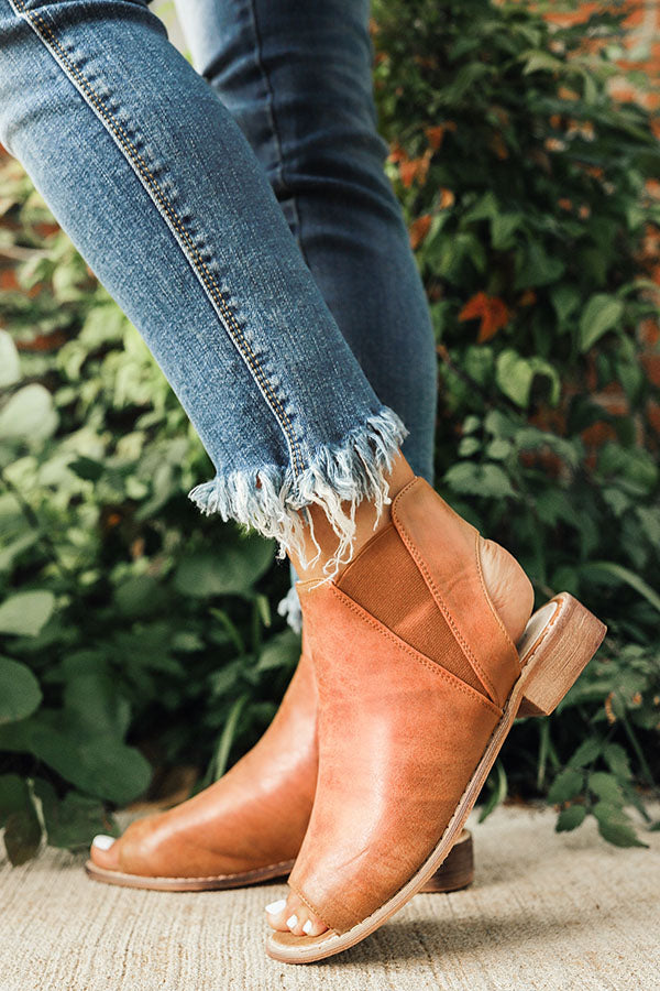 The Avery Peep Toe Flat Image - 2