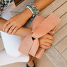 Tied and True Clutch in Tan Image - 1