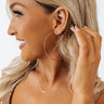Pure As Gold Hoop Earrings In Rose Gold Image - 1