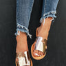 The Ella Sandal in Rose Gold Image - 1