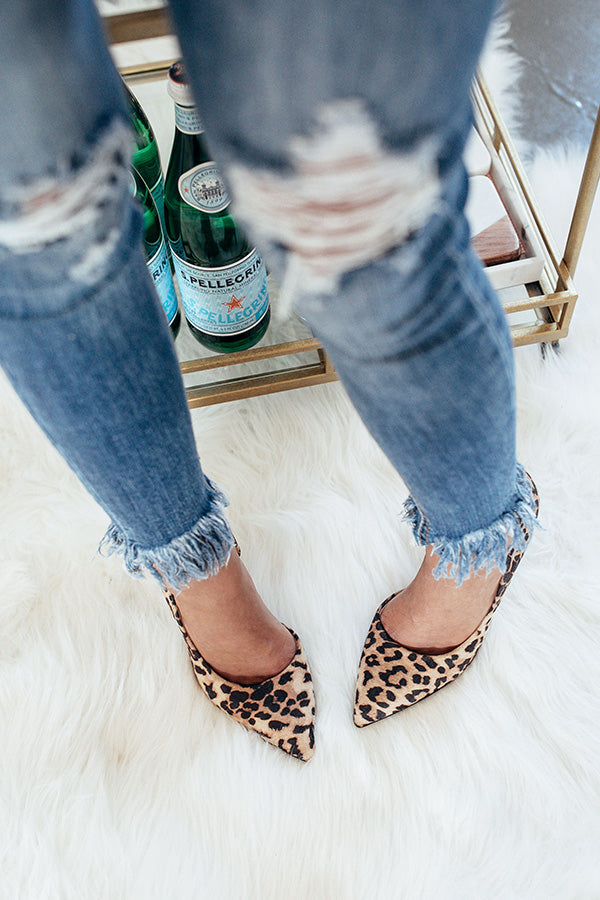 The Genevieve Heel in Leopard Image - 2
