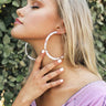 Vegas Night Hoop Earrings Image - 1