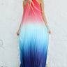 Sunset Magic Pleated Maxi Image - 1