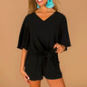 Take Me To Tribeca Romper in Black Image - 1