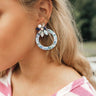 Bring It On Earrings In Blue Image - 1