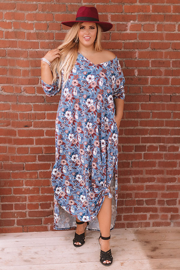 Pocket Full Of Posies Maxi In Blue Image - 1